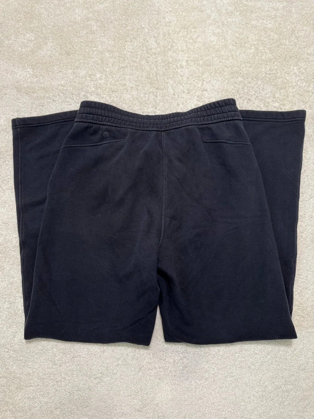 Lululemon Loungeful Straight Leg Pant Lounge Fleece Sweatpants Black Size 8